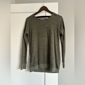 Flirtitude Olive Green Crew Neck Sweater